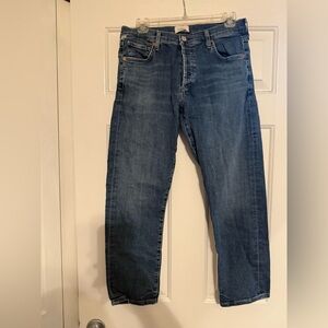 Citizens Of Humanity Medium Blue Straight Jeans